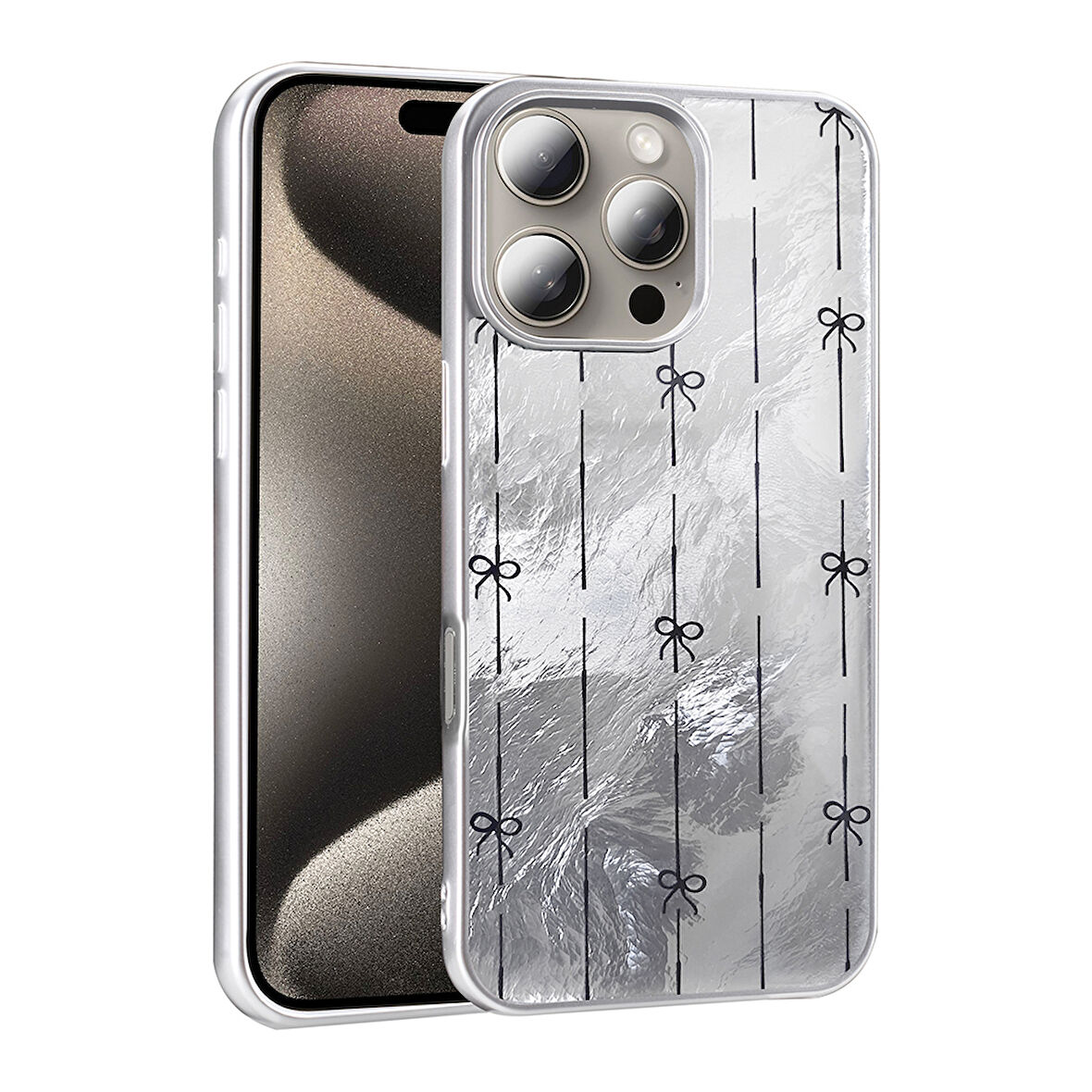 Apple iPhone 16 Pro Uyumlu Kılıf Desenli Zore Mep Kapak