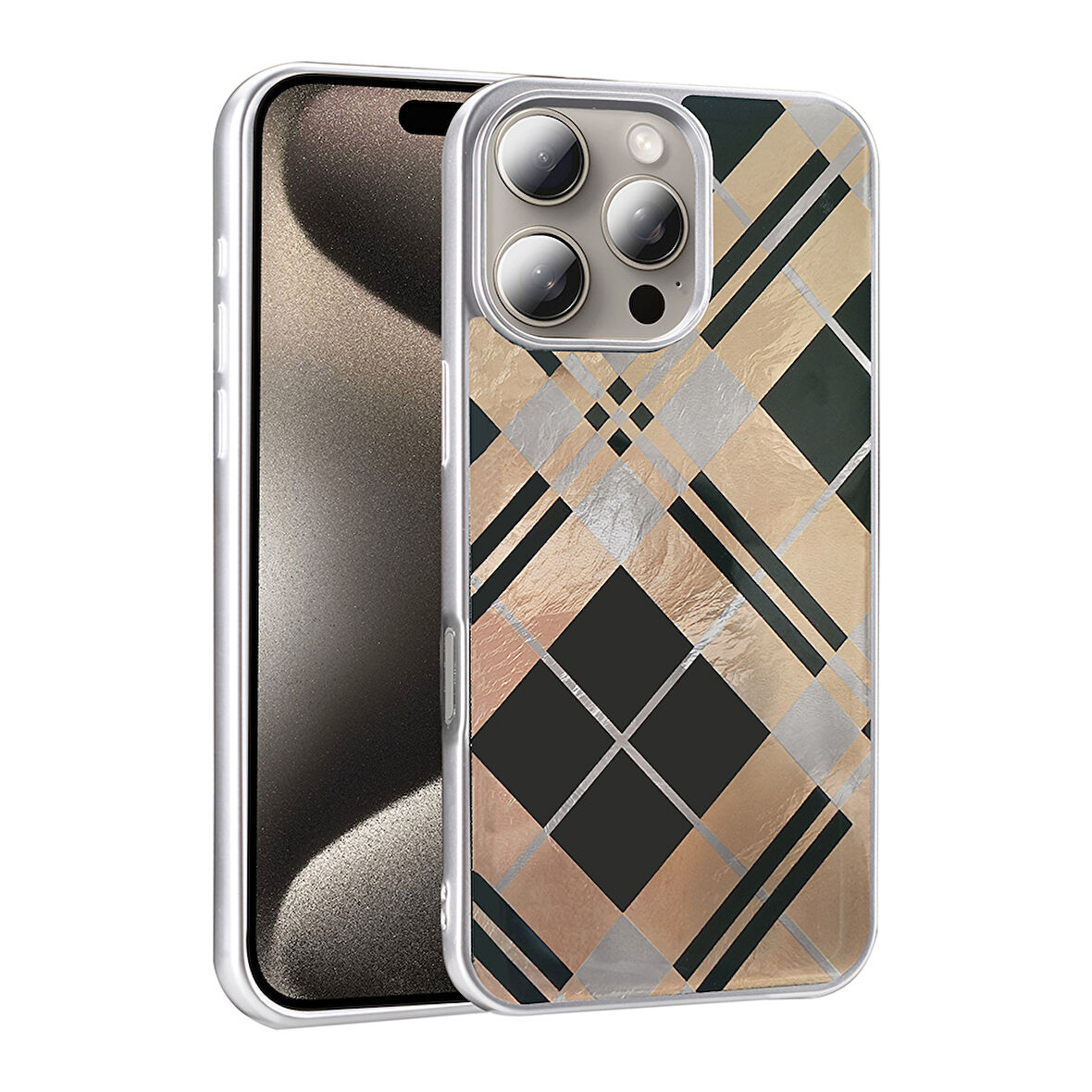 Apple iPhone 16 Pro Max Uyumlu Kılıf Desenli Zore Mep Kapak