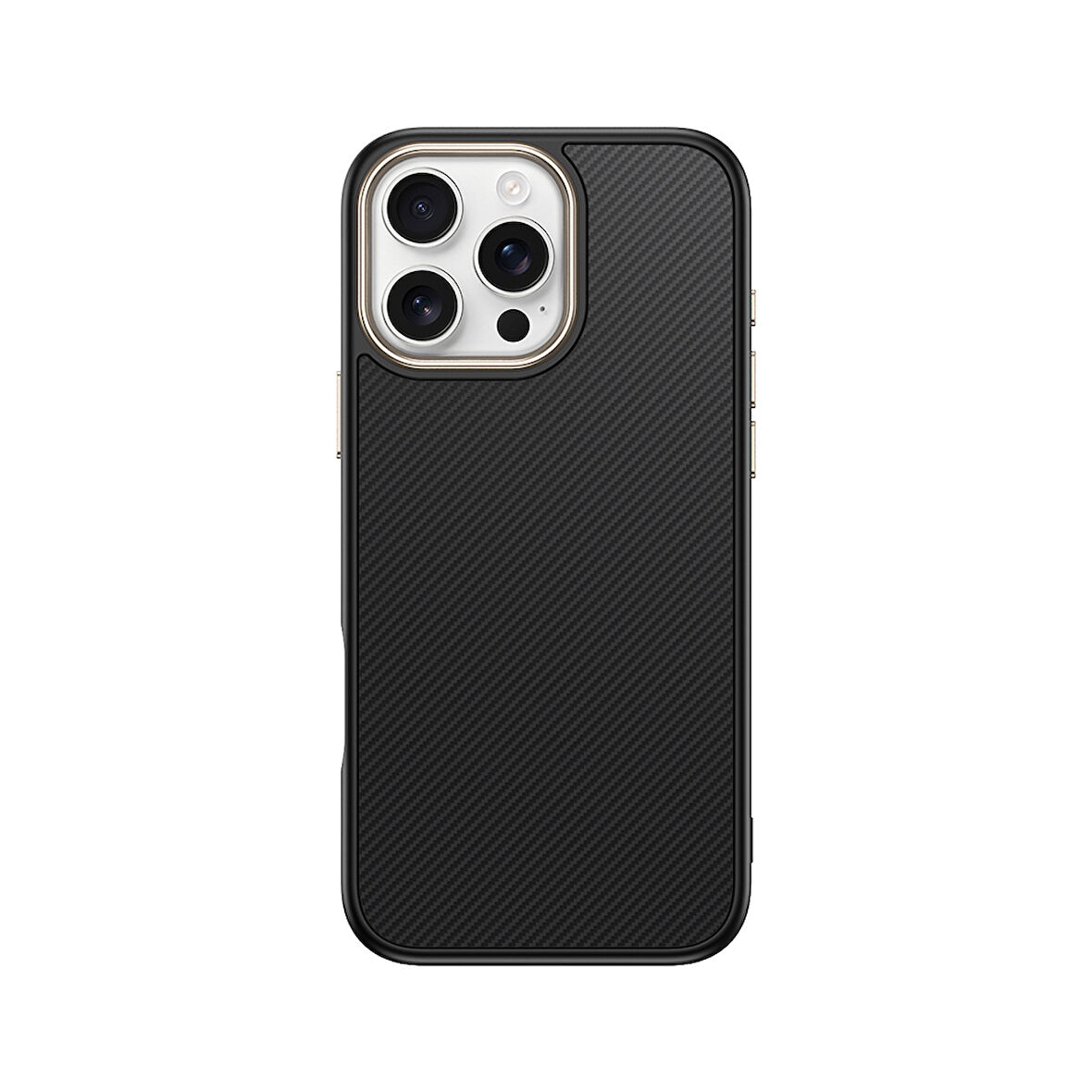 Apple iPhone 16 Pro Max Uyumlu Kılıf M-safe Şarj Özellikli Karbon Fiber Görünümlü Zore Antina Kapak