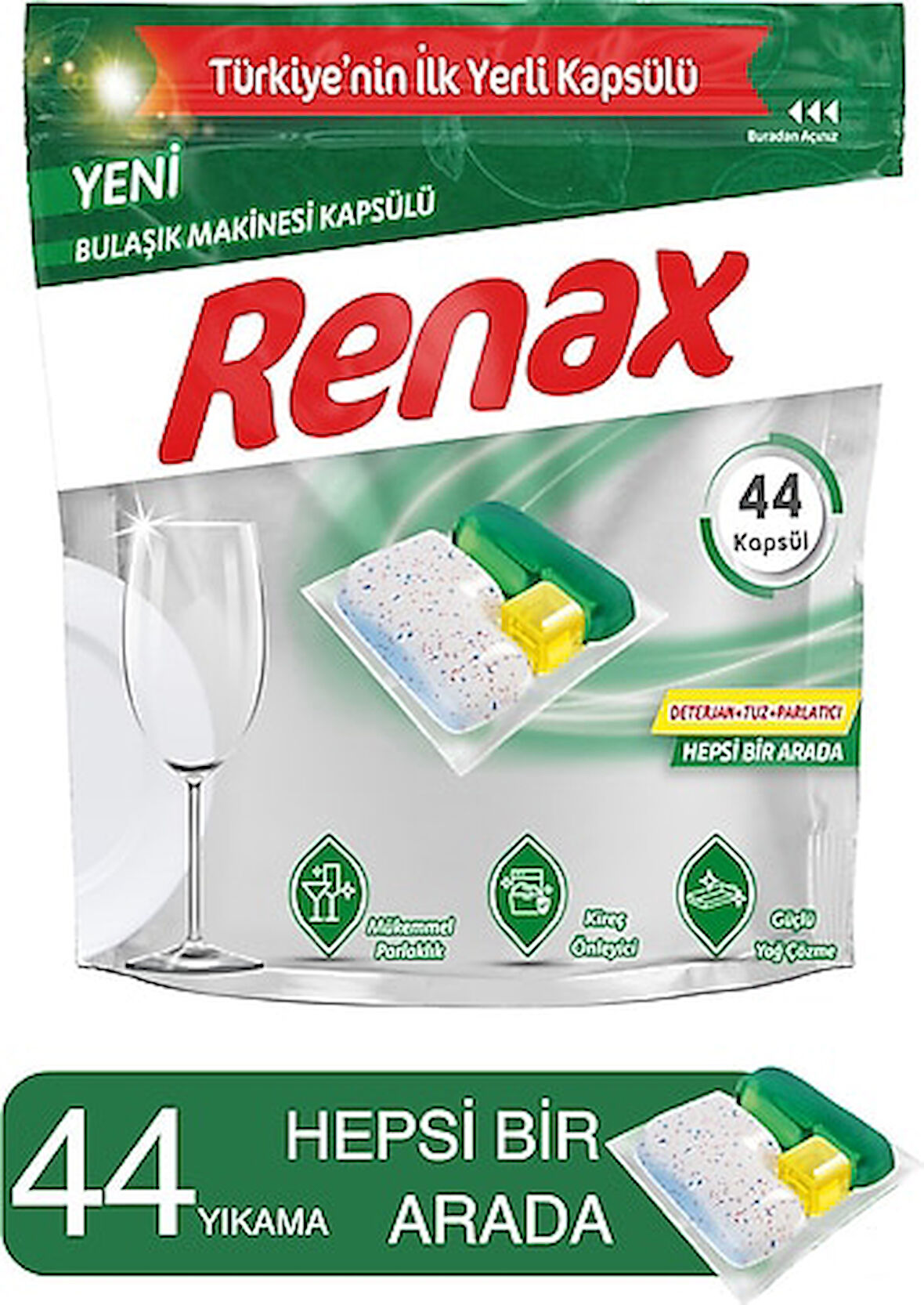 RENAX 44'LÜ BULAŞIK TABLETİ RENAX