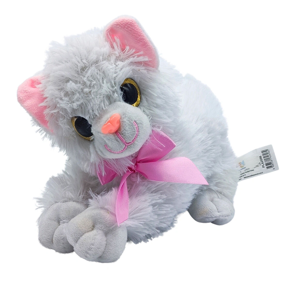 Soft Toy Iri Gözlü Ses Çıkaran Peluş Kedi PL626962
