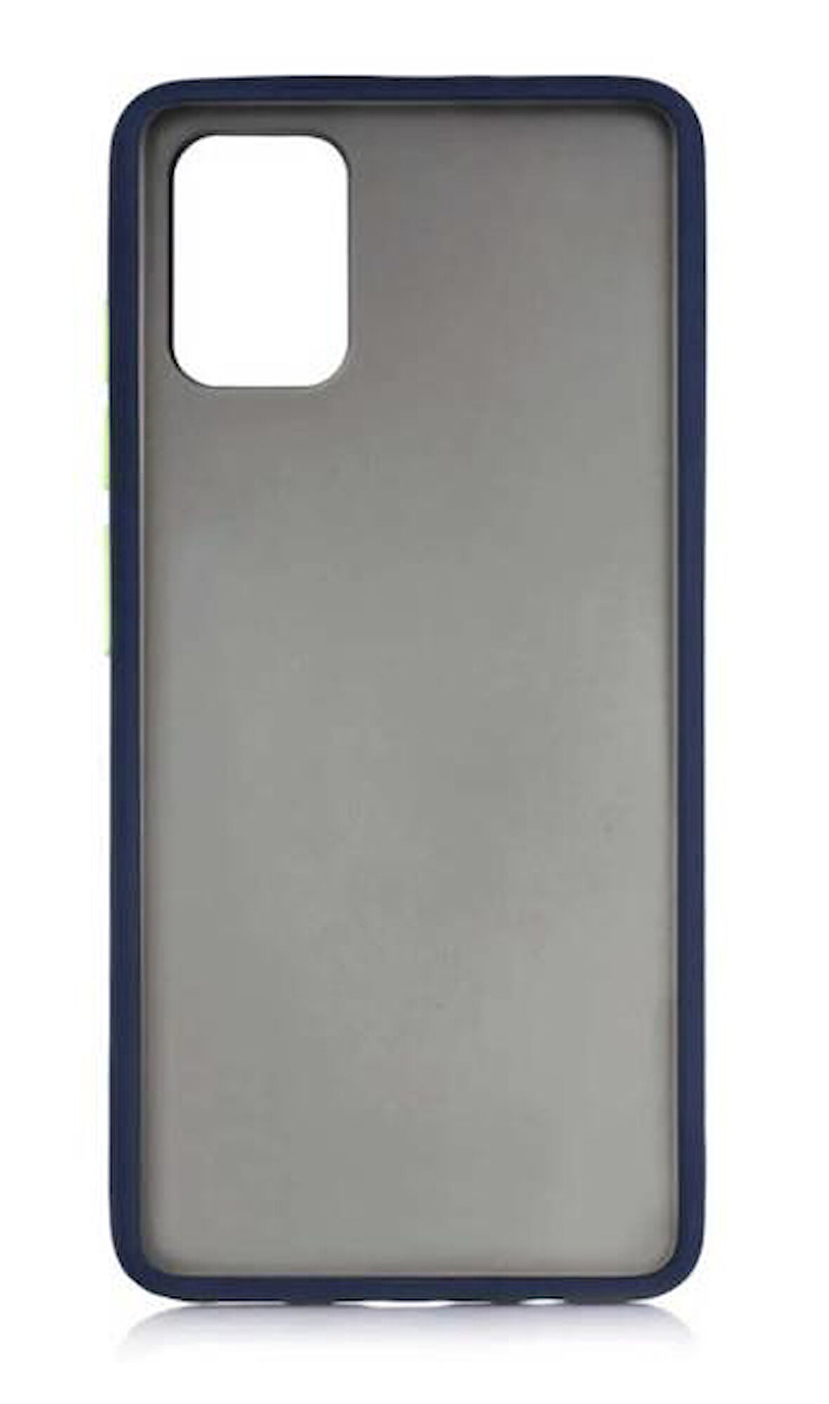 Oppo A52/A72/A92 Kılıf Mat Yüzey Renkli Kenar Silikon