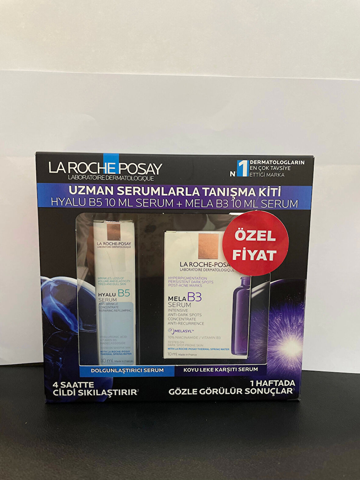 La Roche Posay Uzman Serumlarla Tanışma Kiti (HYALU B5 10 ML SERUM + MELA B3 10 ML SERUM )