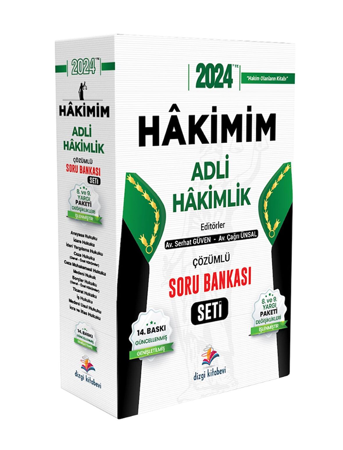 Dizgi Kitap 2024 Hakimim Adli Hakimlik Soru Bankası Seti 14. Baskı Dizgi Kitap