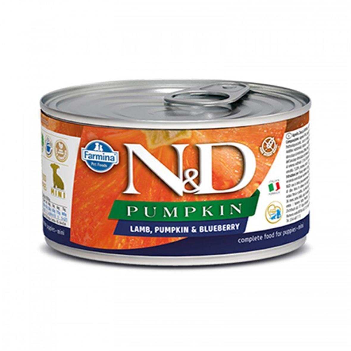 N&D Mini Kuzu Etli Küçük Irk Yavru Yaş Köpek Maması 140 gr