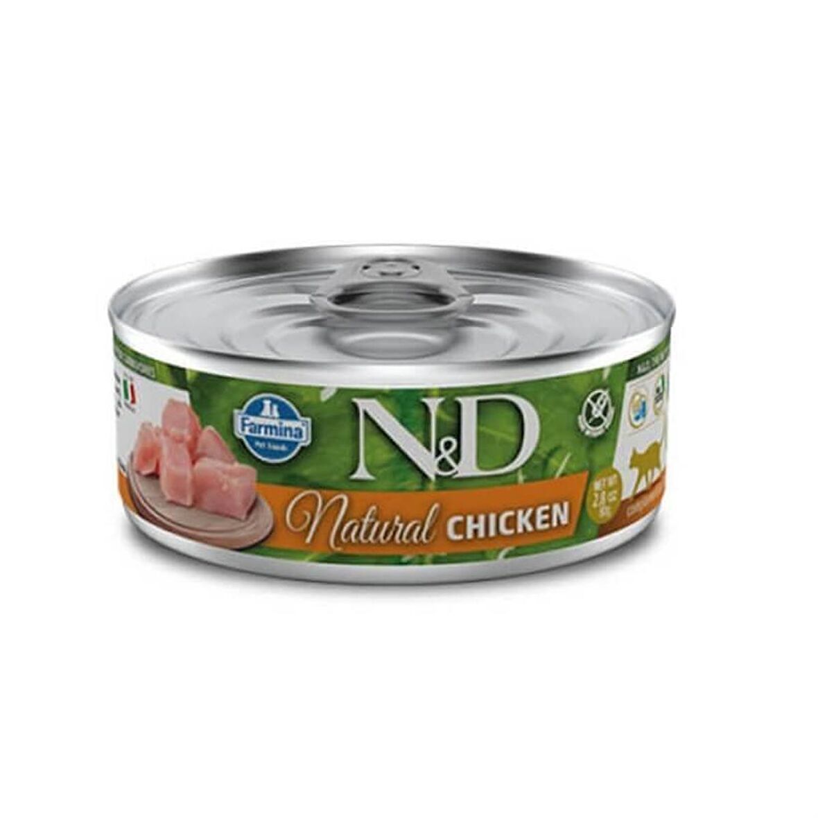 N&D Natural Cat Tavuklu Kedi Konservesi 80 Gr