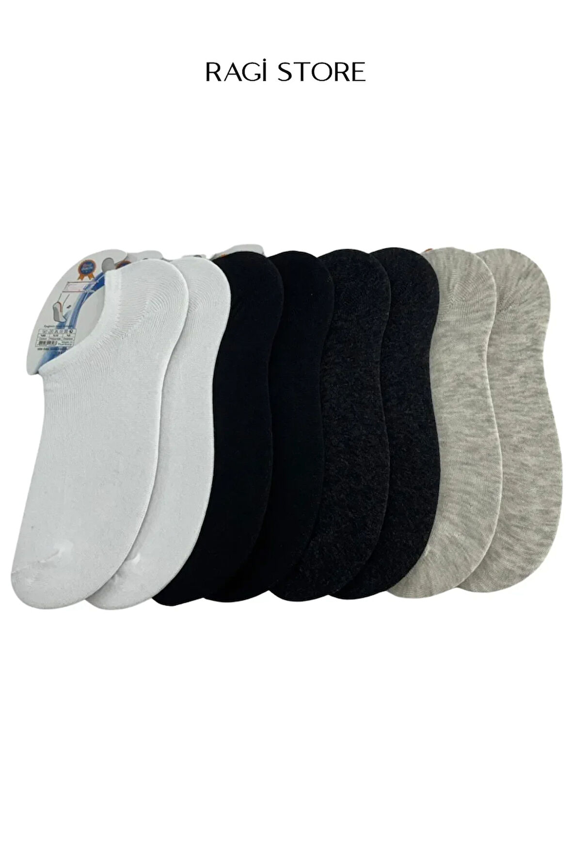 8'li Sıfır Bilek Unisex Çorap