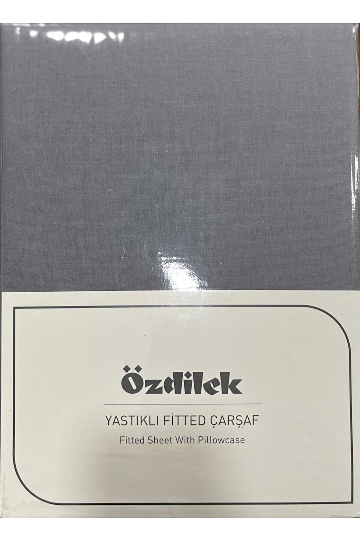 Özdilek Colurist Lastikli Fitted Tek Kişilik Çarşaf Takımı 100 x 200 +30 Cm ( 30 Cm Yükseklik ) Kül Gri