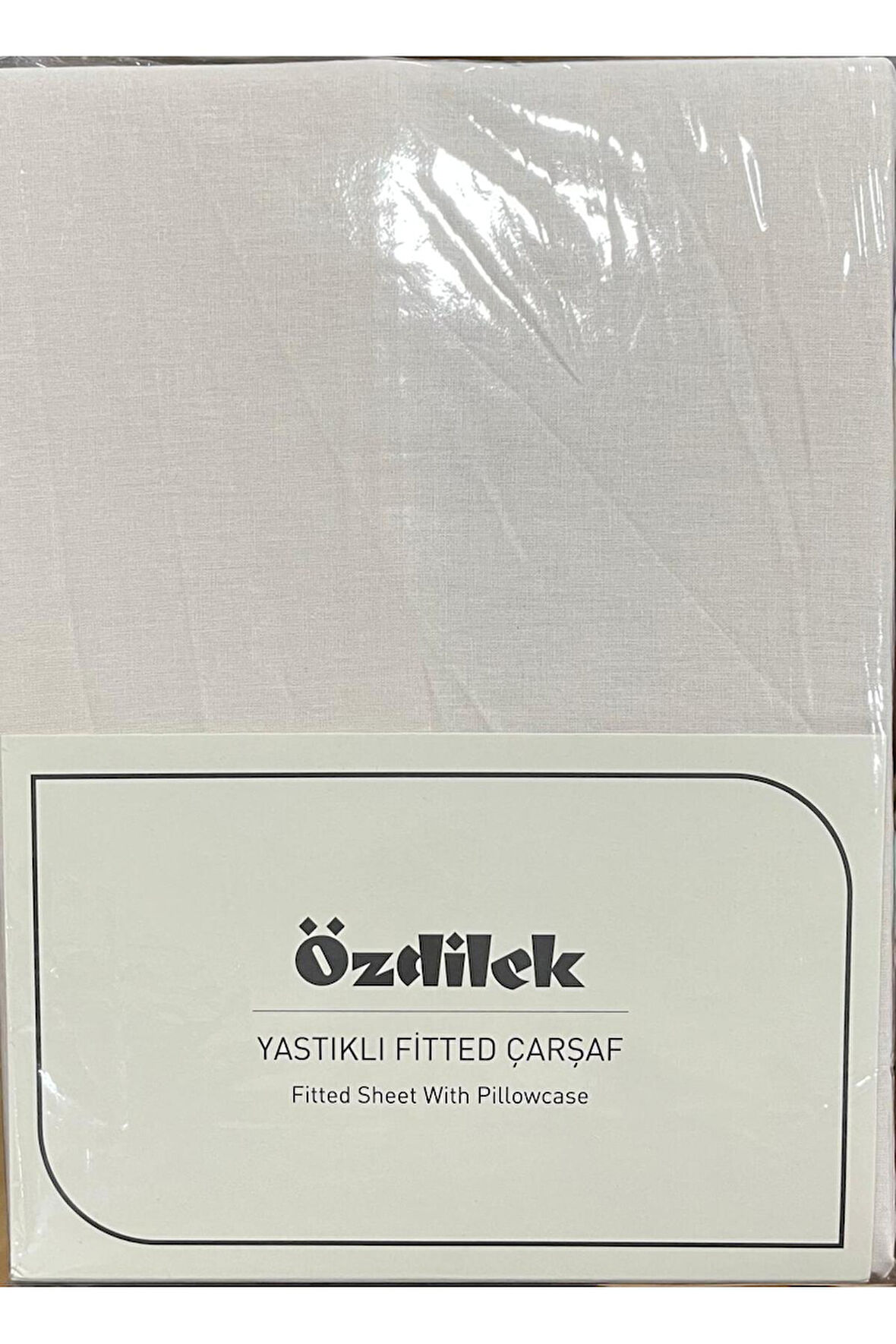 Özdilek Colurist Lastikli Fitted Tek Kişilik Çarşaf Takımı 120 x 200 +30 Cm ( 30 Cm Yükseklik ) Vanilya