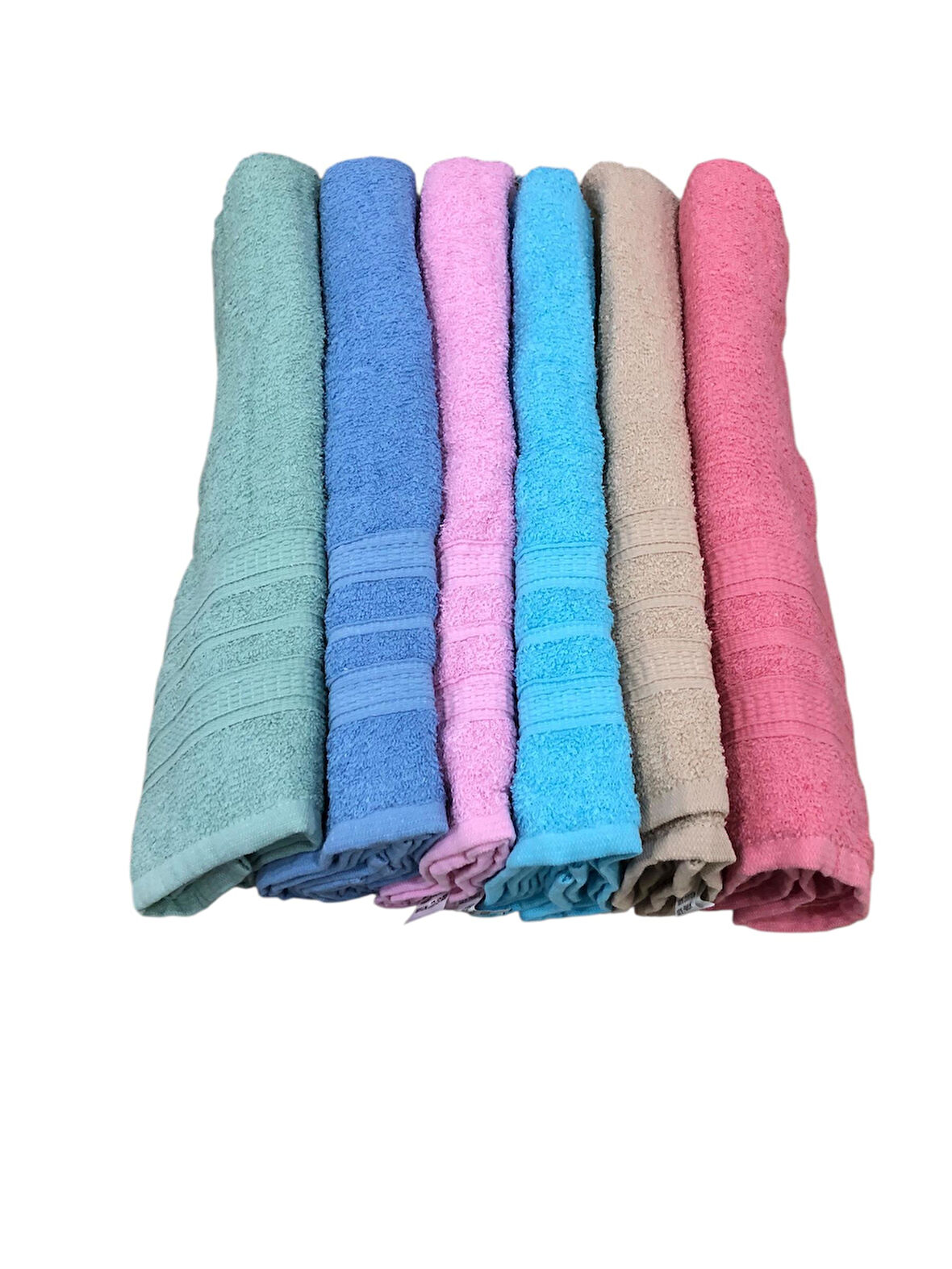 12 Li Royam %100 Pamuklu Ekonomik Kuaför Berber El Yüz Havlusu 50 x 80