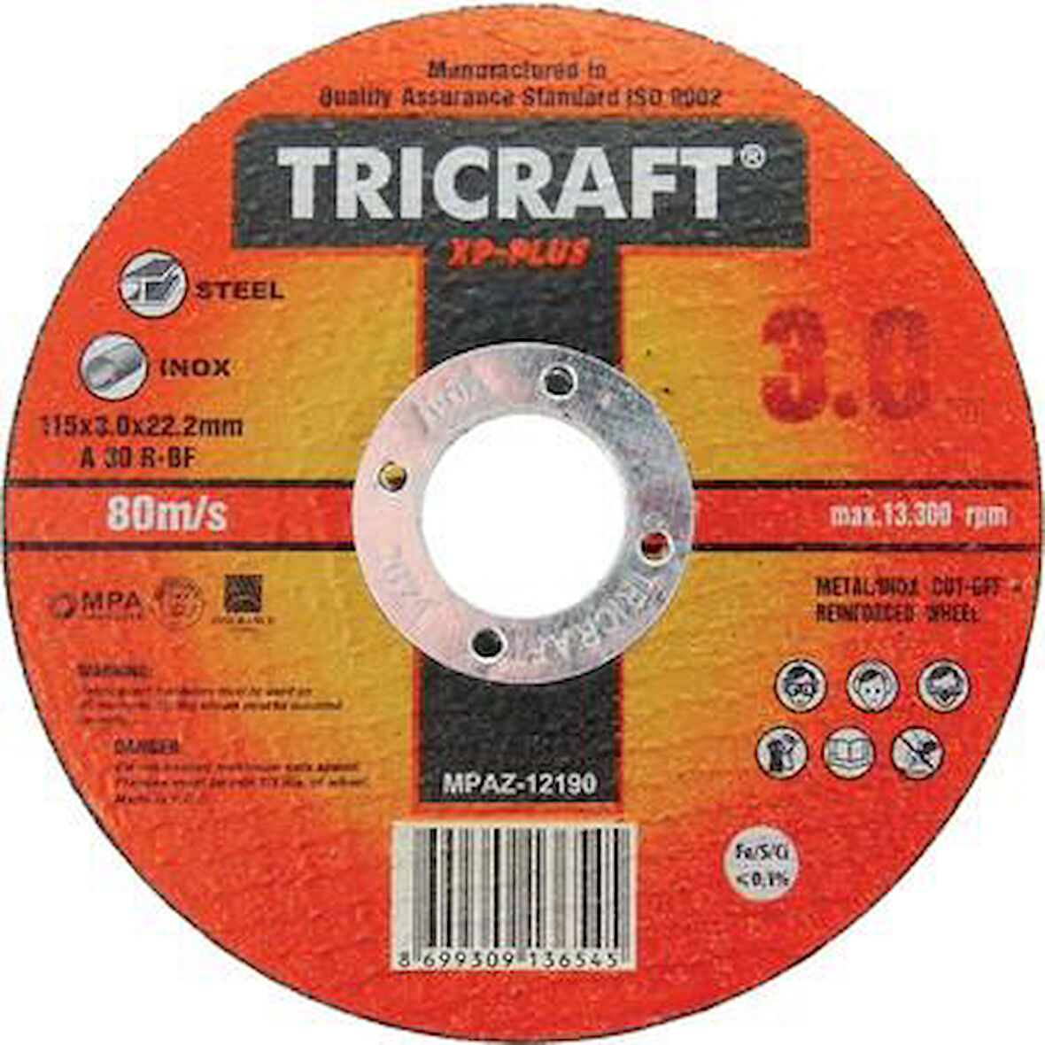 TRI CRAFT METAL KESİCİ TAŞ 230x3x22 MM