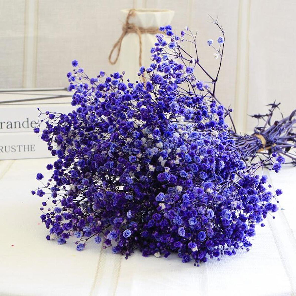 Kuru Çiçek Doğal MOR Cipso 50gram 1. Kalite Şoklanmış Bozulmaz