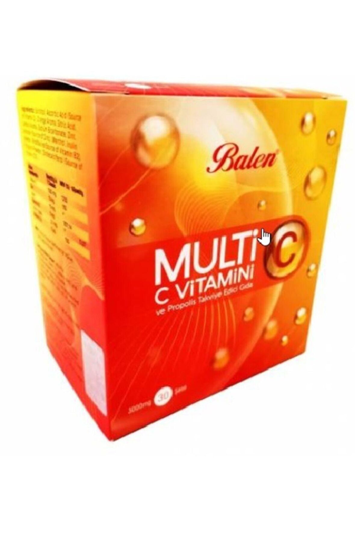 Multi C Vitamini Propolis D3 Ve Çinko 3000mg ( 30 Şase )