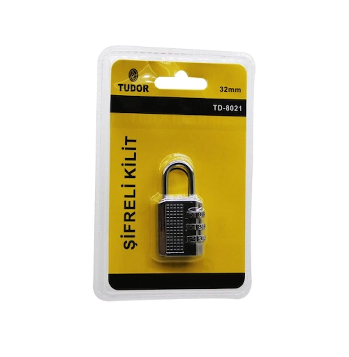 TUDOR ŞİFRELİ ASMA KİLİT 32 MM (TD-8021)