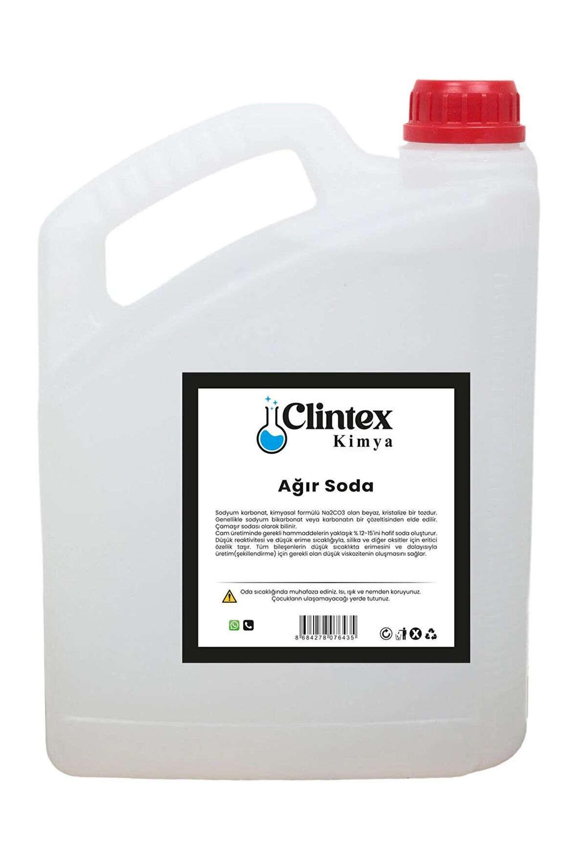 Clintex Kimya Sodyum Karbonat Ağır Soda 3 Kg