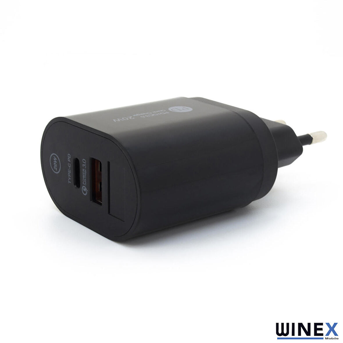 Global Dijital Göstergeli PD20W Type-C+UsbA Çift Çıkışlı Şarj Aleti Başlığı WNE0128