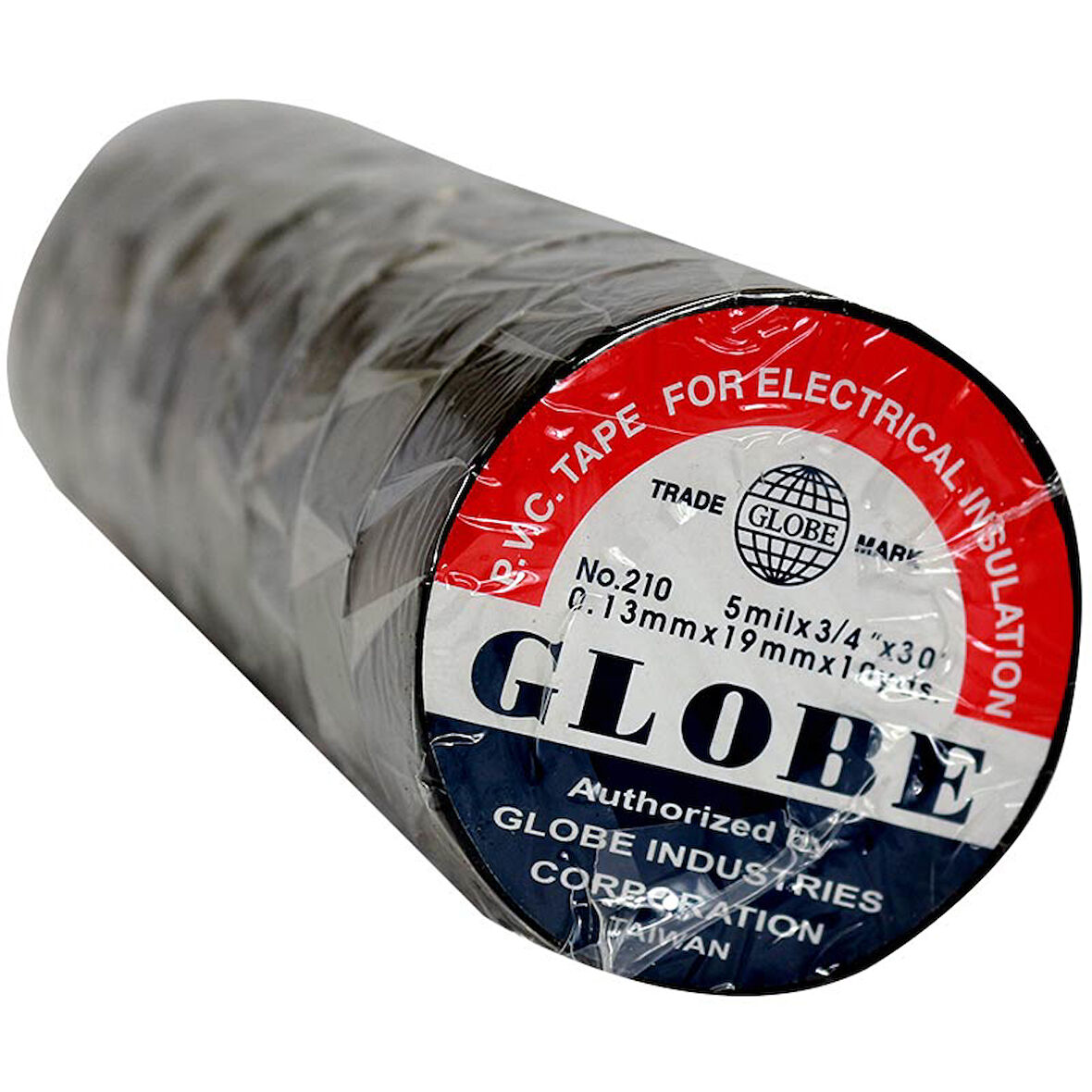 Globe 10 lu Beyaz İzole Bant Elektirik Bandı Isınmaz 0.13Mm x 19 Mm