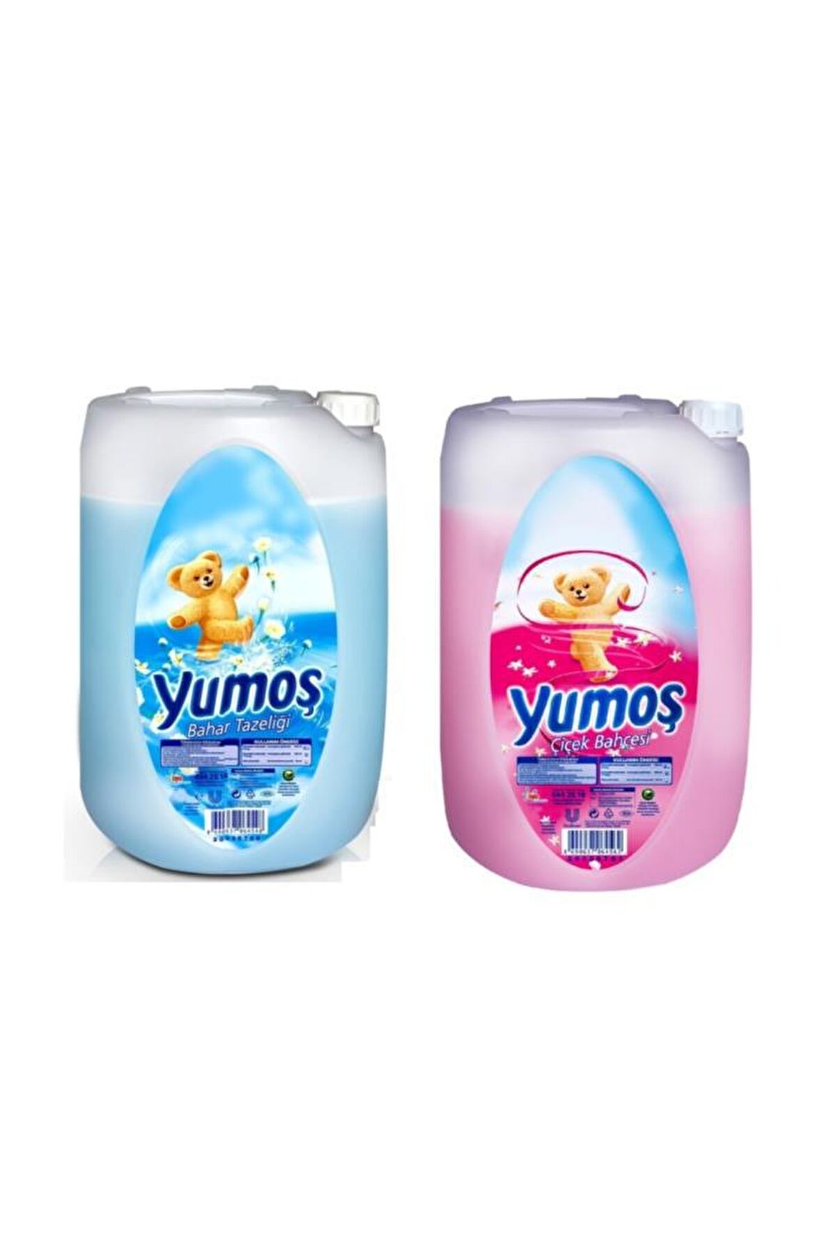 Yumoş Bahar Tazeliği & Çiçek Bahçesi Beyazlar ve Renkliler İçin Yumuşatıcı 2 x 5000 ml 100 Yıkama