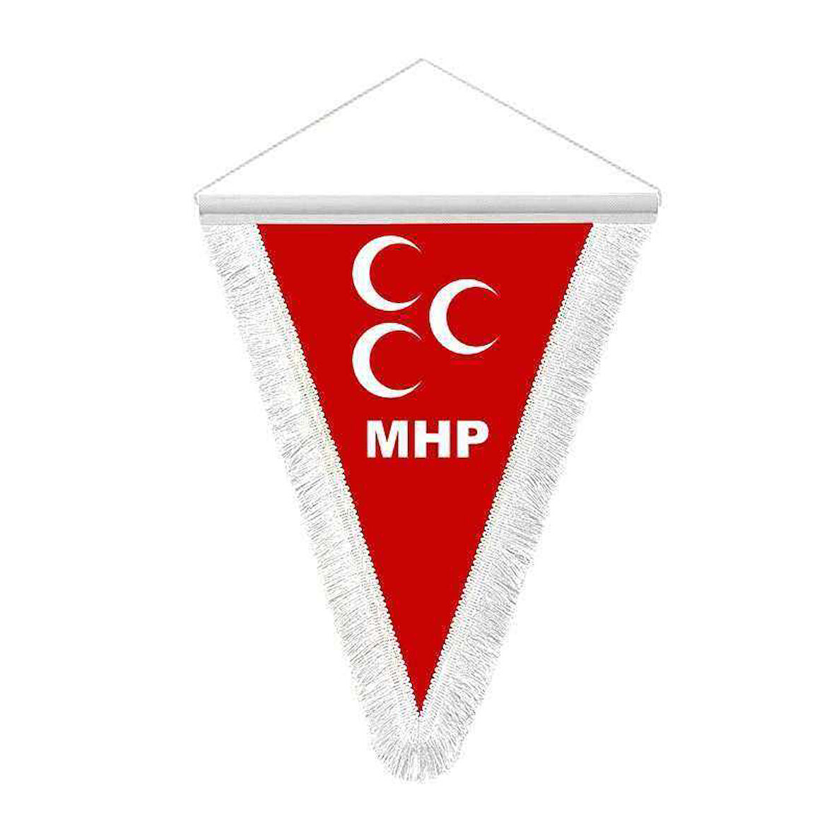 Milliyetçi Hareket Partisimhp Üçgen Flama Bayrak