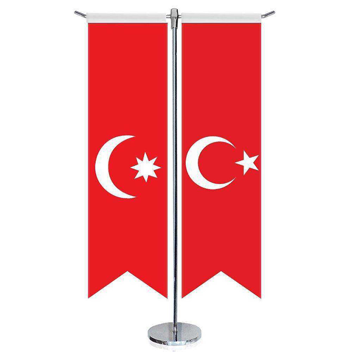 Son İmp, Bayrağı Ve Türkiye-kırlangıç Saten T Direk 2li Masa Bayrağı