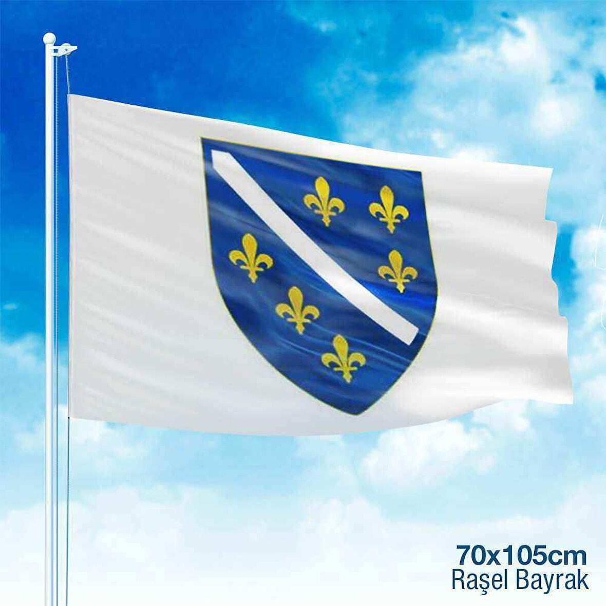 Bosna Hersek (1992-1998) Bayrağı -bayrak -70x105 Cm