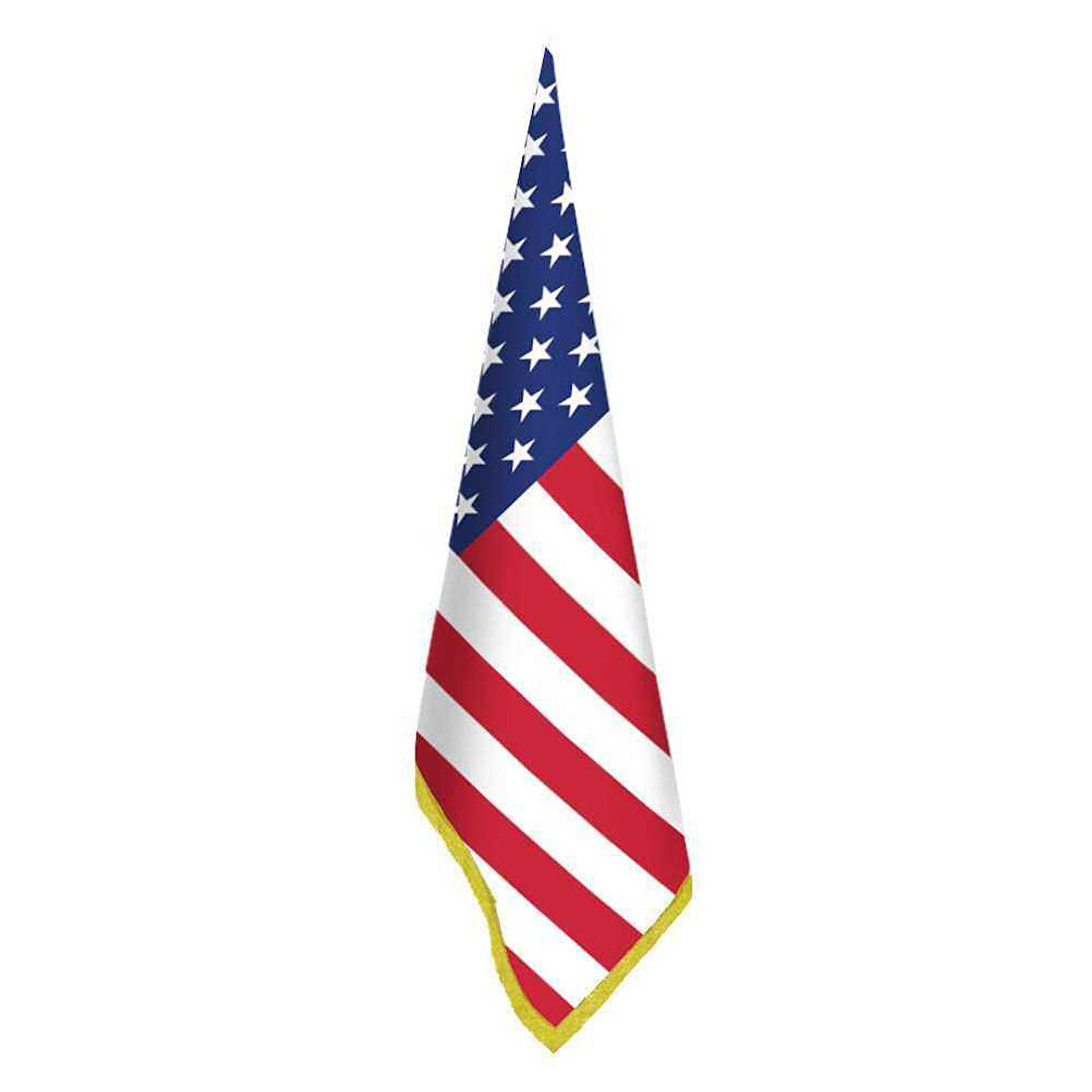 Amerika Birleşik Devletleri Bayrağı -ofis -makam-toplantı Odaları - Saçaklı Makam Bayrağı