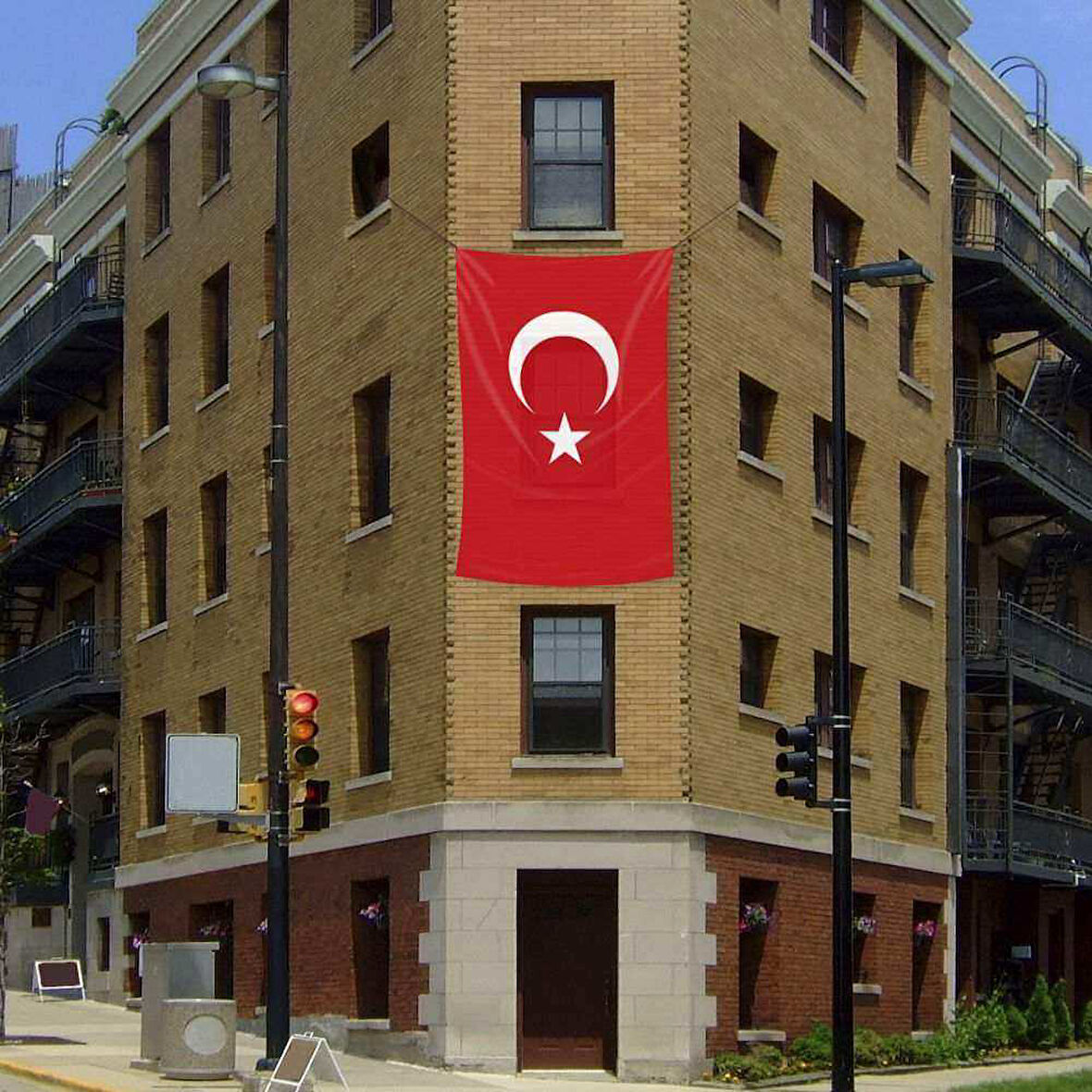 Ay Yıldız -türkiye Bayrağı - Bayrak - 200x300 Cm Alpaka Kumaş