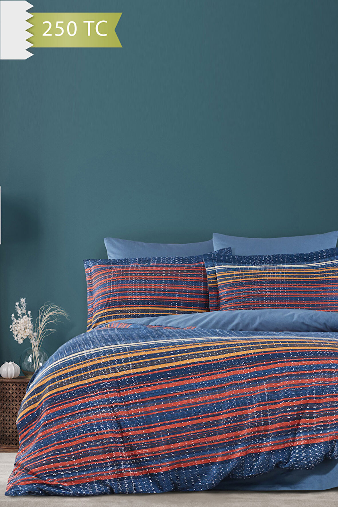 Varol 250 TC Bambu Karışımlı Pamuk Saten Nevresim Takımı – Family Size - LİNEAR