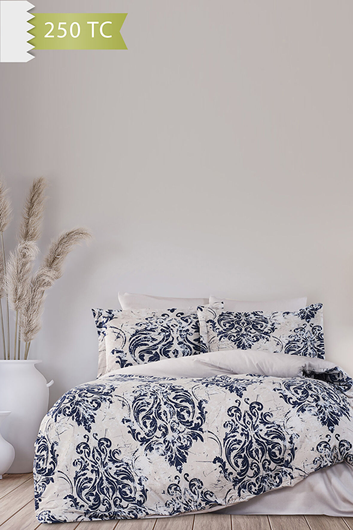 Varol 250 TC Bambu Karışımlı Pamuk Saten Nevresim Takımı – Çift Kişilik - TİVOLİ