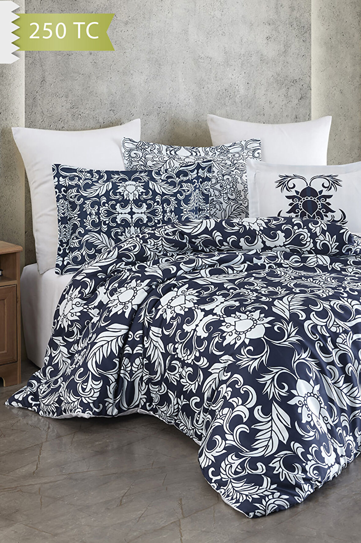 Varol 250 TC Bambu Karışımlı Pamuk Saten Nevresim Takımı – Tek Kişilik - CAPRİ