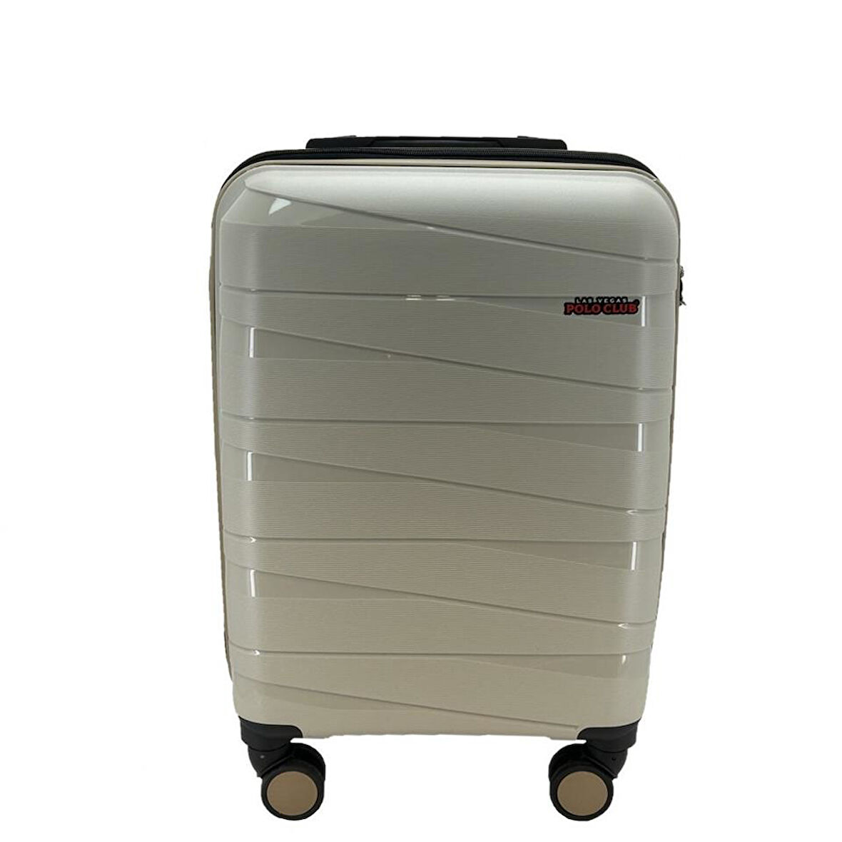Las Vegas Polo Polipropilen Kabin Boy Valiz Bej