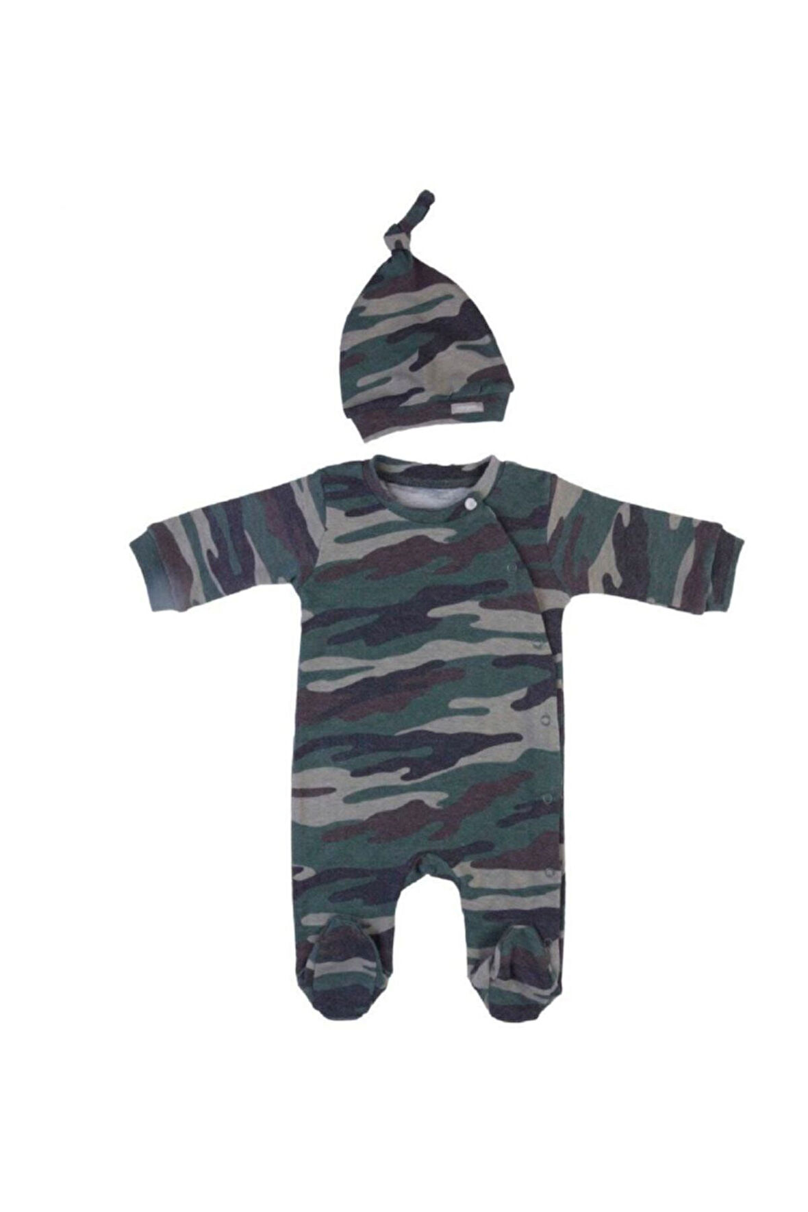 Erkek Bebek Yeşil Camo Tulum Takımı 1998