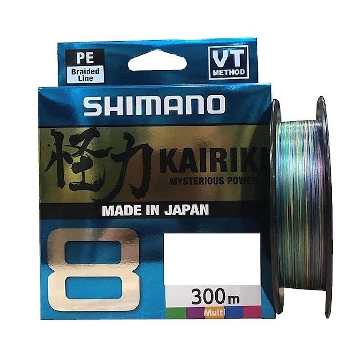 Shimano Kairiki Yeni Seri 8x Multi Color 300m İp Misina (MADE IN JAPAN)