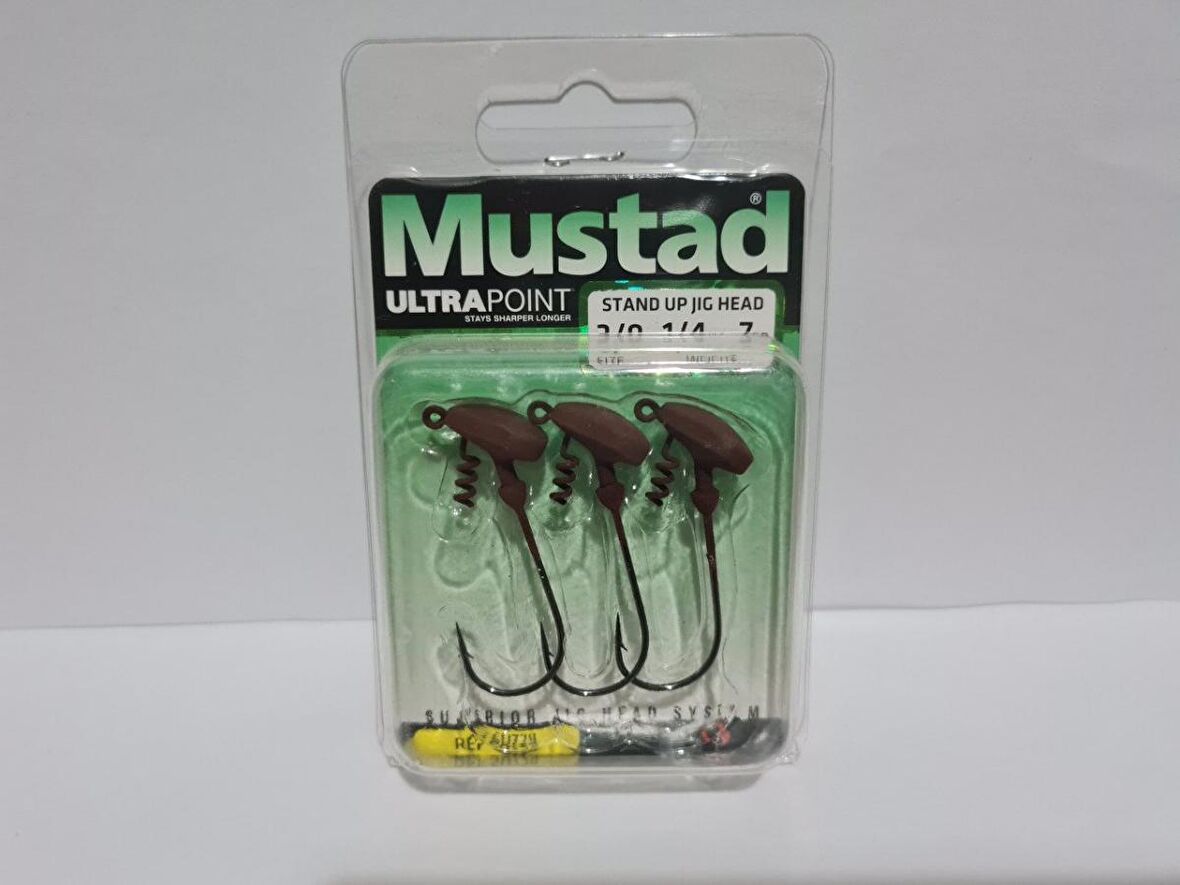 Mustad Ultra Point Stand Up Jig Head  3/0 3 Adet 7 Gr