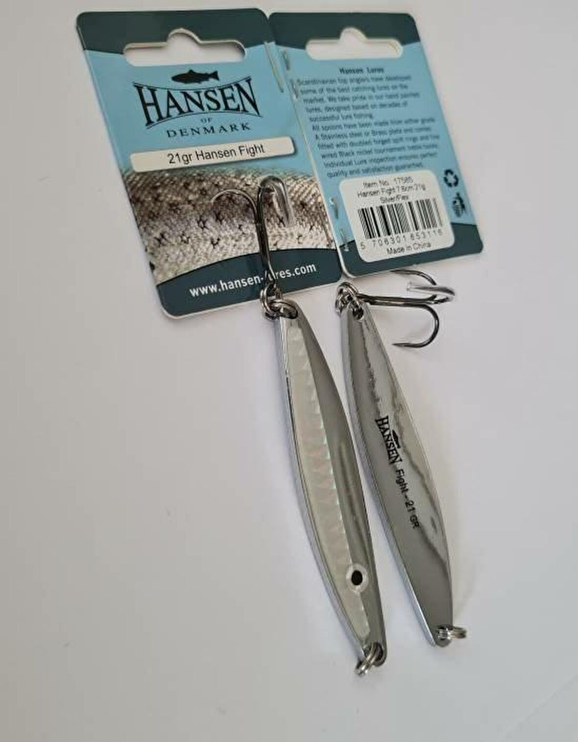 Hansen Fight 7.6cm 21g Kaşık Silver / Flex