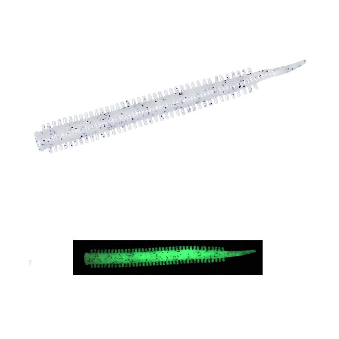 Fujin Yummy Sandworm 7cm LRF Silikonu PEARL WHITE GLOW