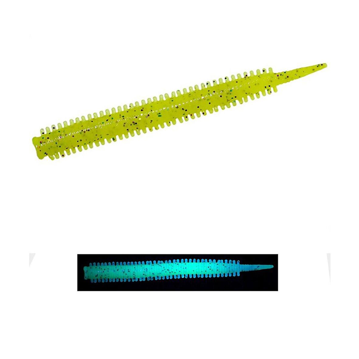 Fujin Yummy Sandworm 7cm LRF Silikonu Yellow