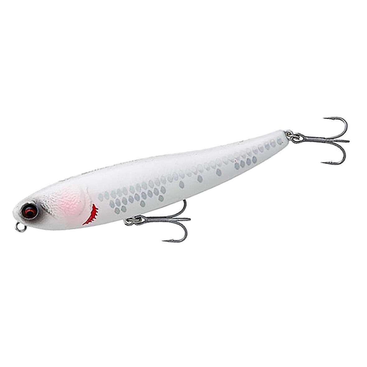 Savage Gear Bullet Mullet 8 cm 8gr Su Üstü Yem LS Illusion White