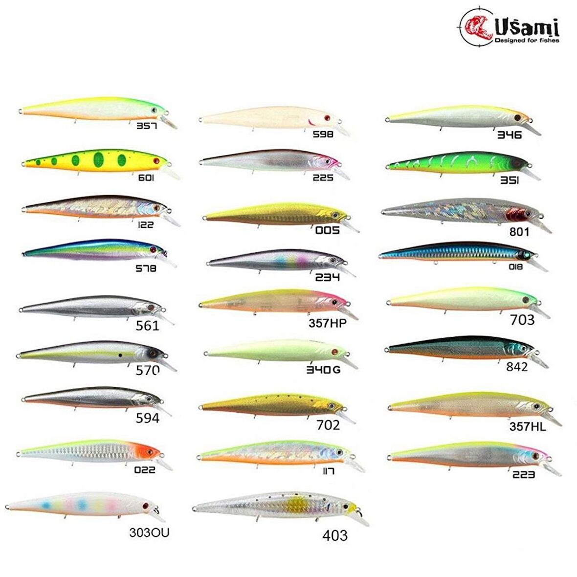 Usami Jack The Ripper 115F-SR 115mm 15.9 G Maket Balık 303UO