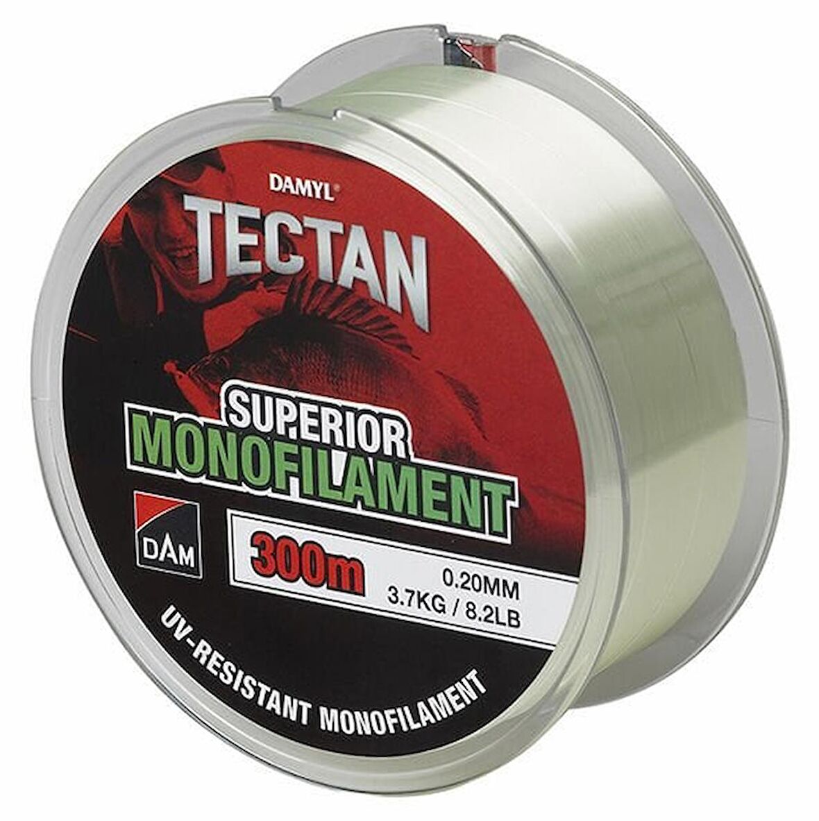 Dam Tectan Superior 300M Green Transparant Monofilament Misina