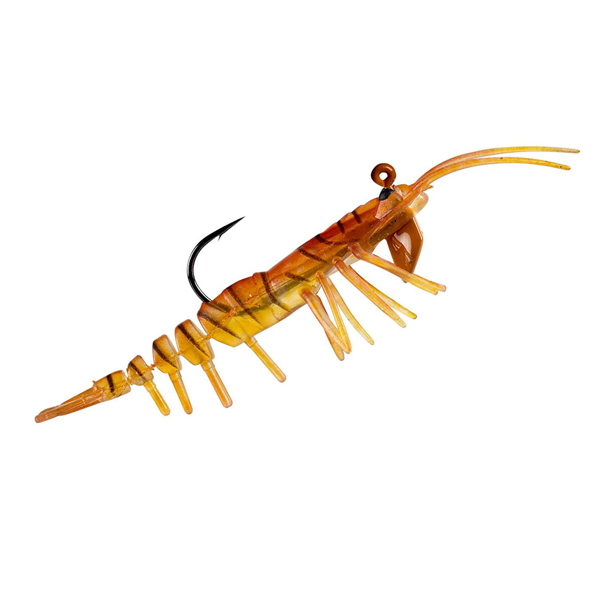 HanFish Teke 75mm 7gr Silikon Karides Yem TK-500 Honey Shrimp