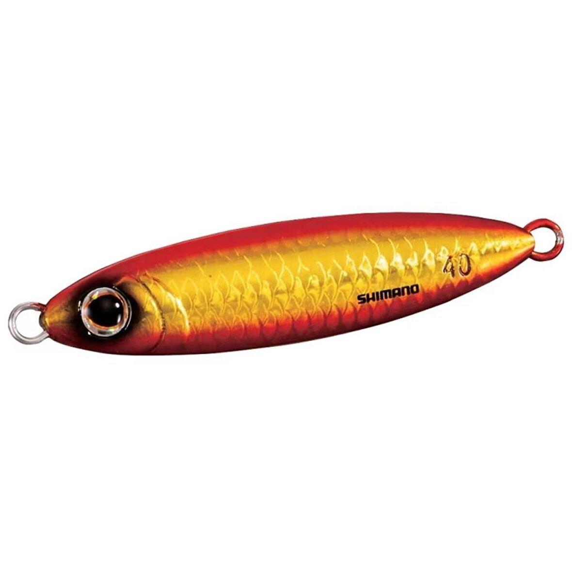 Shimano Ocea Stinger Butterfly Flat Light 72mm 50gr Metal Jig Yem 004 Red Gold