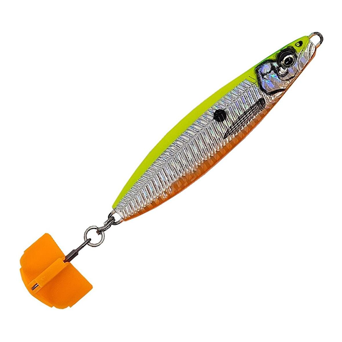 Savage Gear Psycho Sprat 9.8cm 60gr Metal Jig Yem Lemon Back Flash