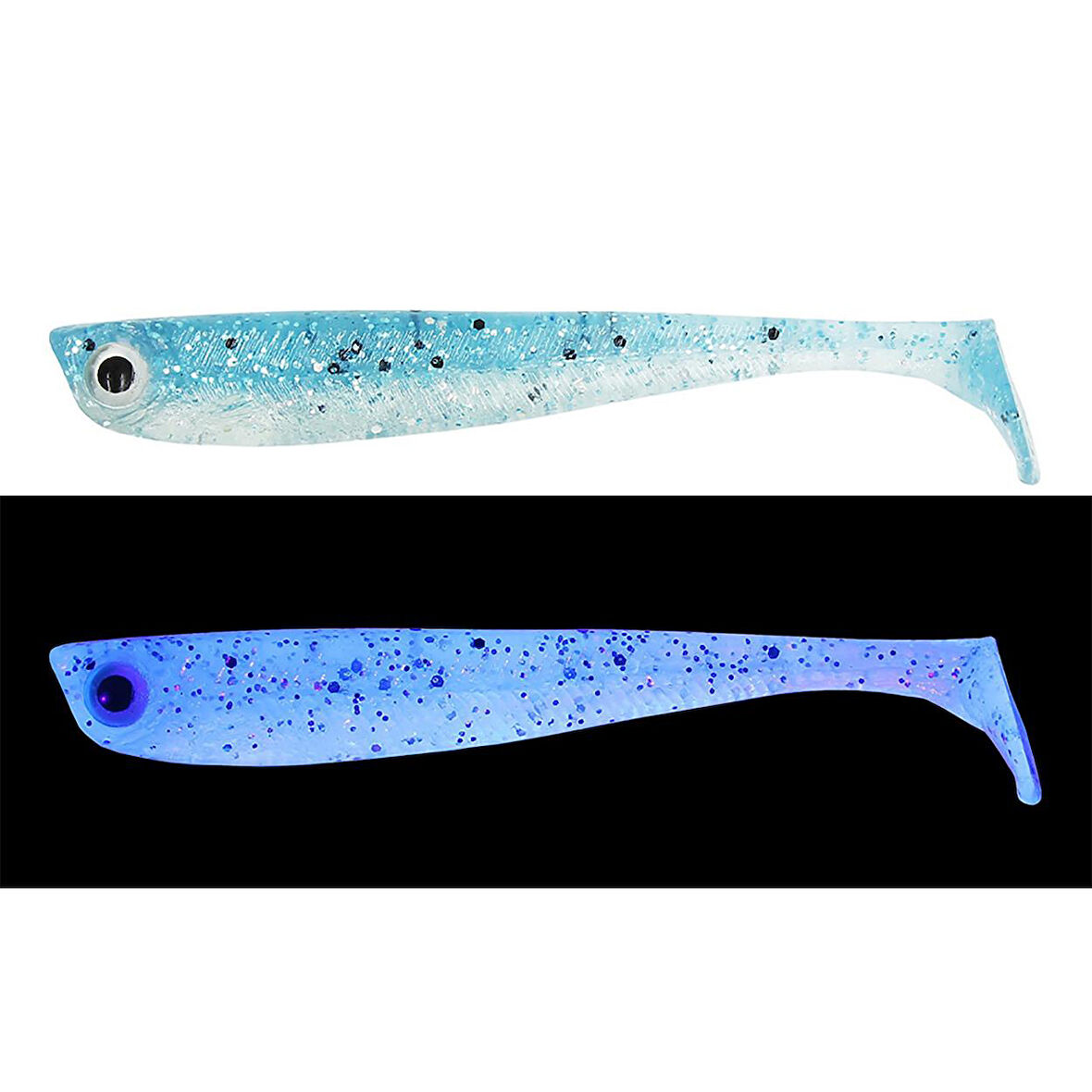 Mef Kılçık 7cm 5 Adet Silikon Yem UV Mavi