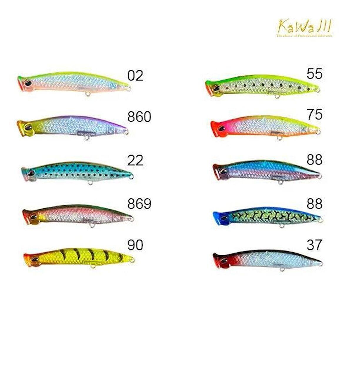 River Kawa Popping 3D 9cm 8gr Su Üstü Popper Yem 55