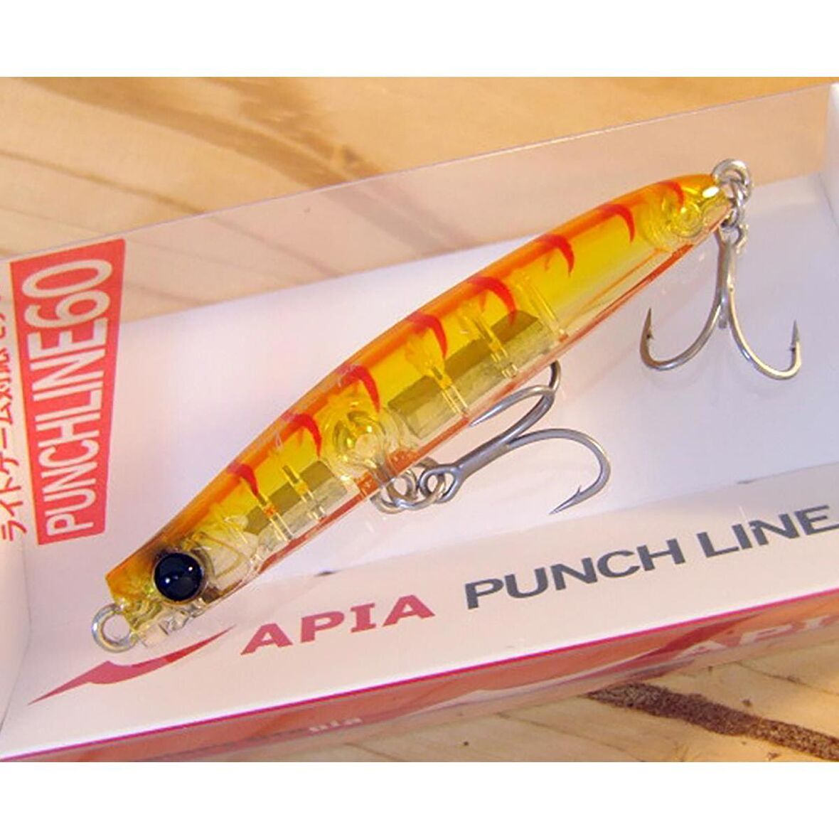 Apia Punch Line 60S 6cm 5gr Sinking Maket Balık 09 Clear Shrimp