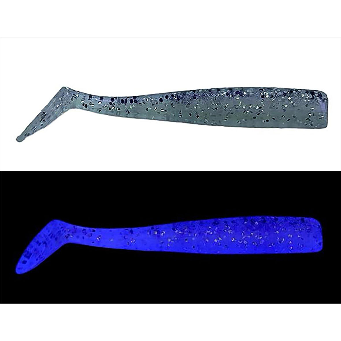 Mef Sargan 8cm 5 Adet Silikon Yem UV Naturel Ghost