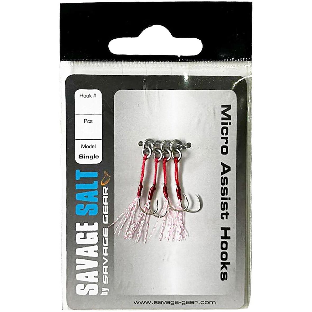 Savage Gear Micro Jig Assist İğne Single Single #8 4 Adet