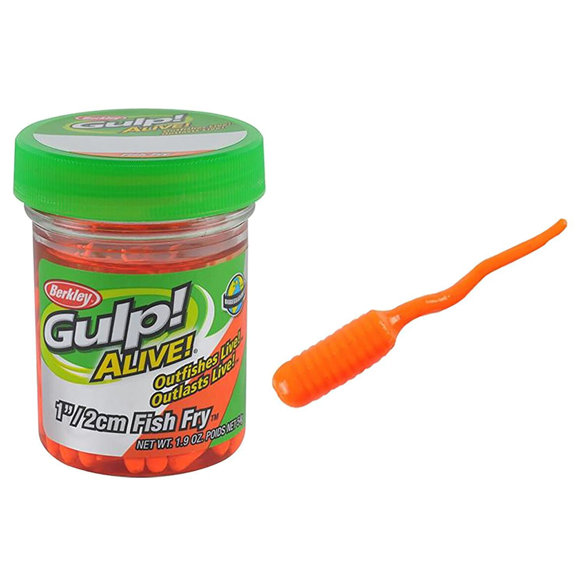 Berkley Gulp Alive Fish Fry 2cm LRF Silikonu Fluorescent Orange