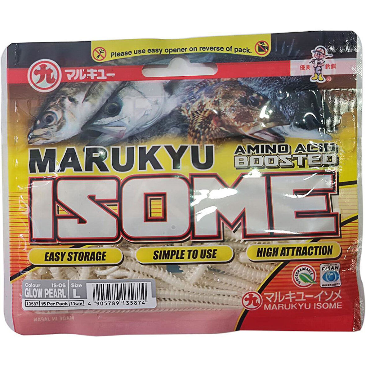 Marukyu Isome L Boy 11cm 15 Adet Lrf Yemi IS-06 Glow Pearl